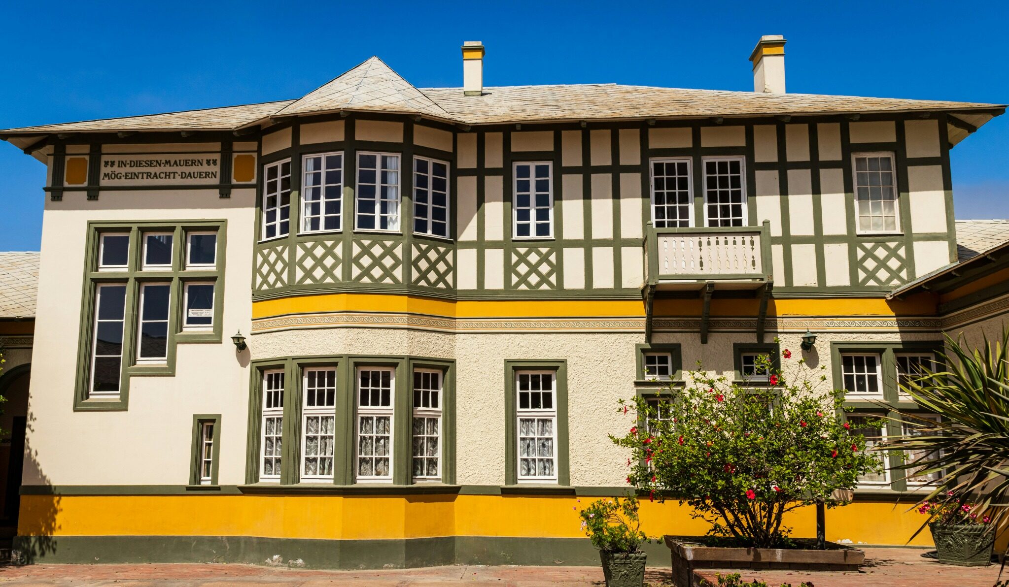 Historic architecture in Swakopmund, Namibia